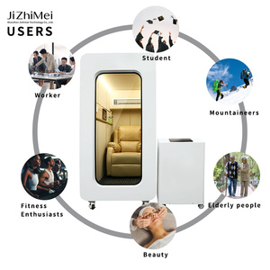 Jizhimei Instrument médical vétérinaire Pet chat chien équipement Cage à oxygène chambre à oxygène hyperbare pour le traitement médical - Product Image 4