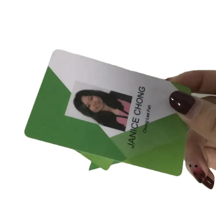 Tam renkli özel PVC fotoğraf kimlik kartları dijital kişiselleştirilmiş ziyaret kartları kartvizit ihtiyacı plastik baskı teknolojisi