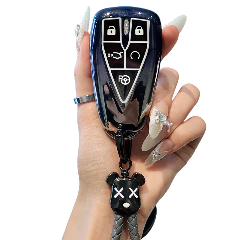 5 Button Black+Key Chain