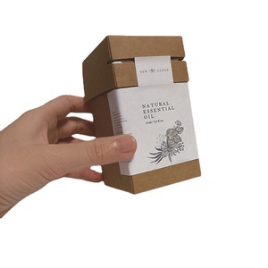 定制牛皮纸香水包装纸盒带瓶 - Product Image 2