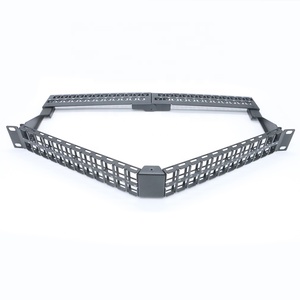 可折叠19英寸48端口1U 5类5e类6类6a类7类可折叠配线架 - Product Image 4