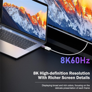 迷你显示端口DP 1.4显示端口适配器转换器母对公8K 60Hz 4k笔记本电脑显示器投影仪视频 - Product Image 5