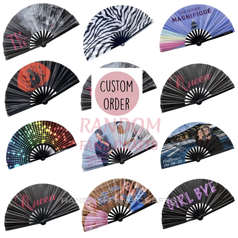 Custom hand fan,please send logo