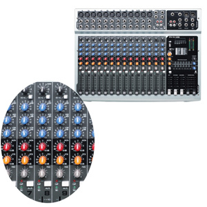 14通道音频混音控制台powerd电子混音器，用于公共广播系统 - Product Image 4