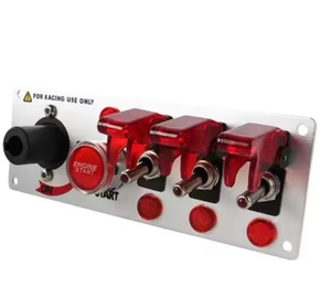 Pannello interruttore di accensione per auto da corsa pannelli interruttore con pulsante a LED - Product Image 1