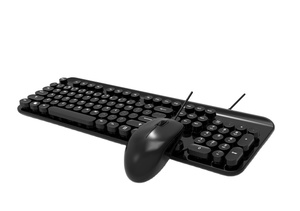 Factory Mouse <strong>Keyboard</strong> Combo Factory Wired Cute Keycaps Wired <strong>Keyboard</strong> for Computer - Product Image 5