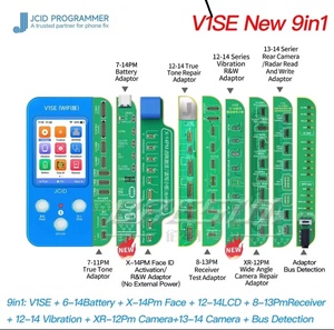 V1SE Nuevo 9 en 1 Jcid V1S Pro Programador Compatible Pro1000S Para <span class=keywords><strong>Iphone</strong></span> Max Ipad Nand Datos Leer Escribir Face ID