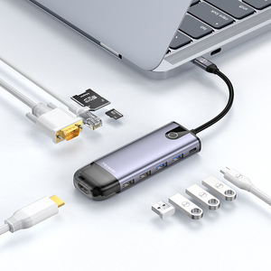 Mcdodo-Adaptador usb a usb-c, hub 10 en 1, multifunción, para MacBook Pro y ordenadores portátiles Windows tipo c - Product Image 1