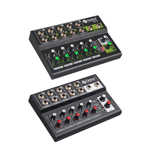 Mini mezclador de interfaz de audio de fábrica OEM Salida de interruptor ESTÉREO/MONO de 10 canales - Product Image 5