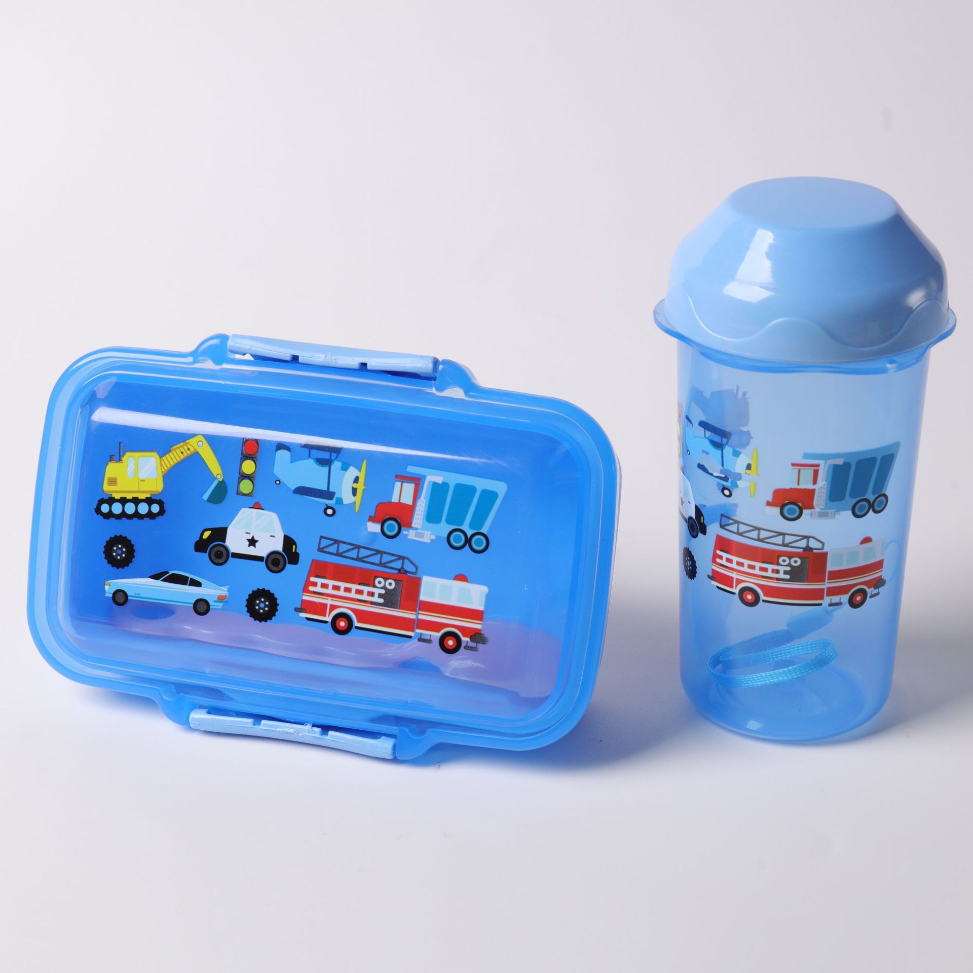 Voiture bleue