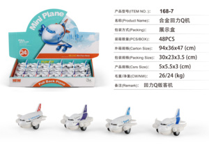 OEM ODM Diecast Model uçak oyuncaklar hobi toplama eğlenceli oyuncaklar mevcut promosyon sürgülü alaşım Q Edition uçak - Product Image 5