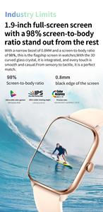 Oem Kt65high Chất Lượng Thời Trang Thông Minh Đồng Hồ Màn Hình Vuông Thông Minh Đồng Hồ 2025 Heart Rate Theo Dõi Sức Khỏe Fitnesstracker Thể Thao Đồng Hồ - Product Image 3