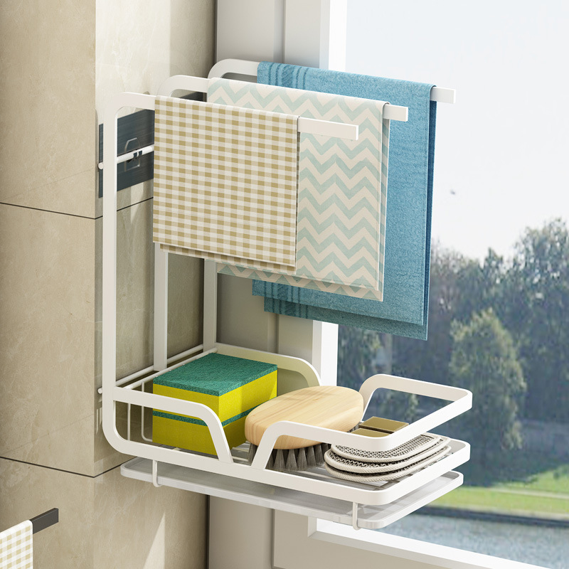 Rack de vidange mural Blanc
