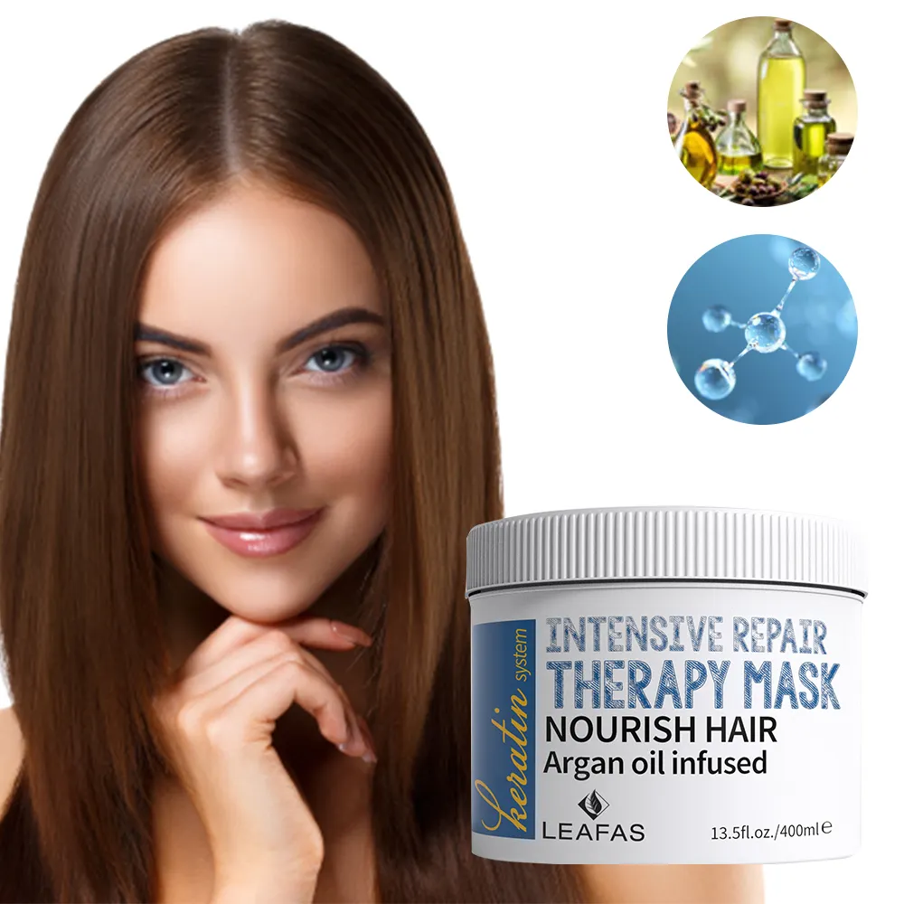 Keratin Collagen Haar behandlungs creme OEM Keratin Haarmaske Natürliche feuchtigkeit spendende Reparatur Argan Haarmaske