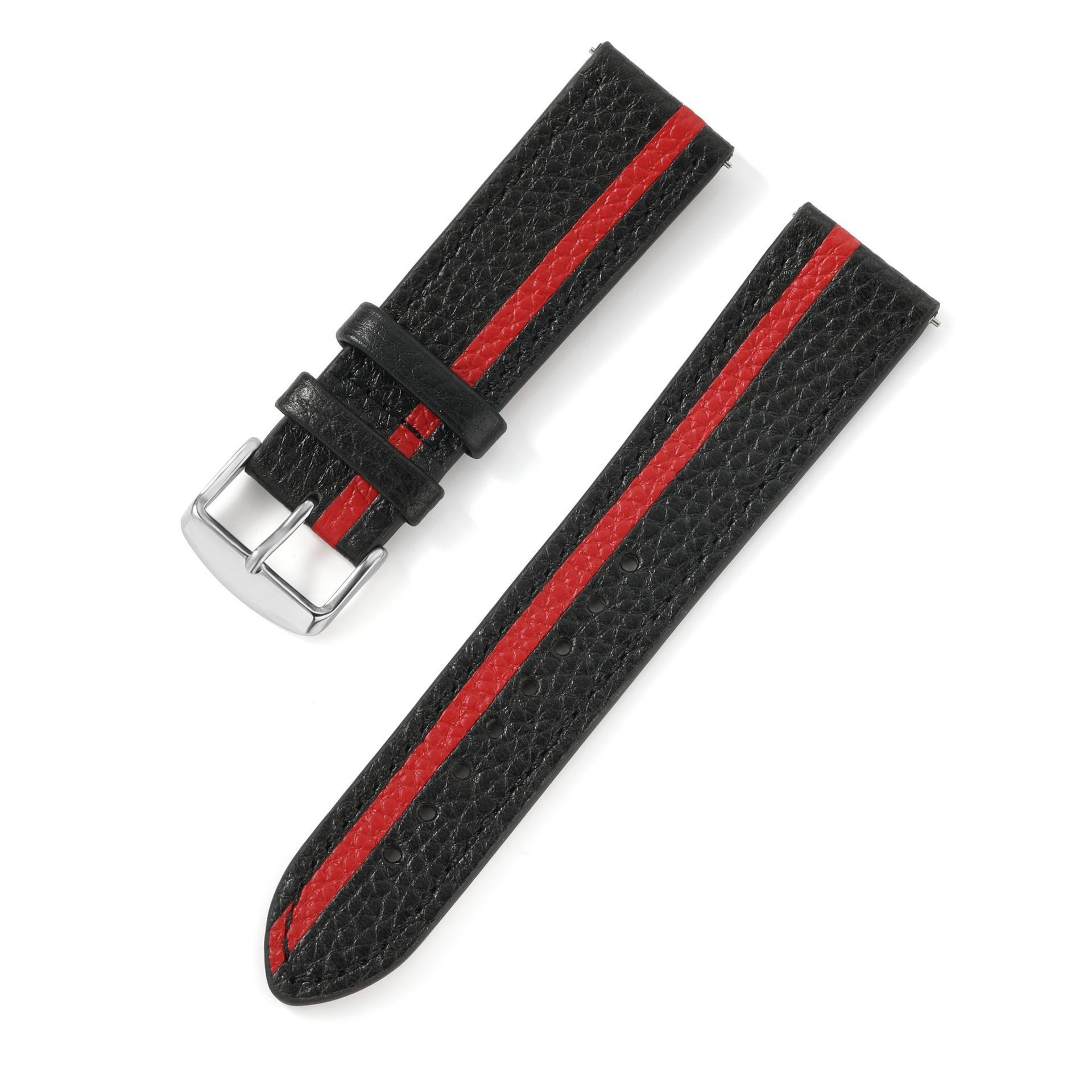 Black with red A