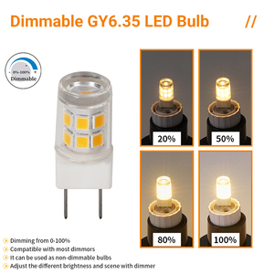 調光可能な120V2WGy6.35LED顕微鏡ランプ電球は、ハロゲンライトのオンサイト測定およびAGI32レイアウトソリューションを置き換えます - Product Image 5