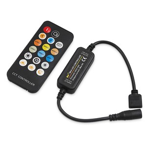 CCT LED Controller Dynamische HF-Fernbedienung 17-Tasten-Dimmer DC 5V 12V 24V Einstellung für zweifarbige Temperatur LED-Streifen licht COB - Product Image 1