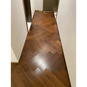 Yeni varış kaymaz PVC SPC vinil döşeme su geçirmez koyu meşe ahşap renk tahta oturma odası için EIR yüzey işleme - Product Image 4