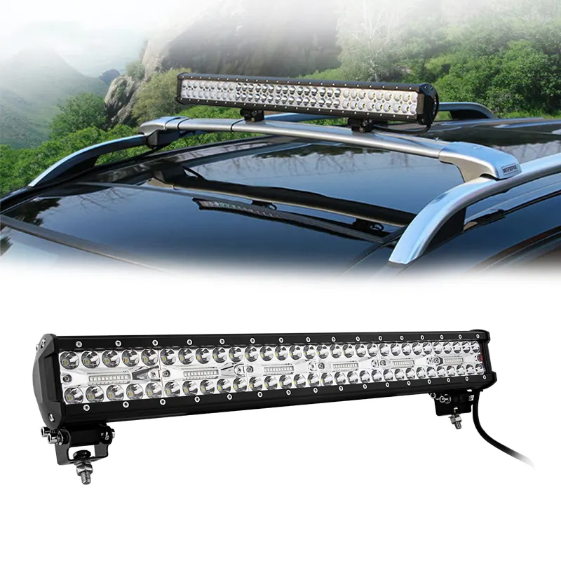 Emark ad alta luminosità RGB avitless auto guida ATV Led barra luminosa per camion 4x4 doppia fila Led Bar Offroad luci