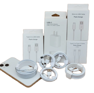 定制彩色数据电缆高质量USB C适配器电缆2.4快速更换扁平C型USB电缆 - Product Image 1
