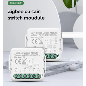 Tuya <strong>Zigbee</strong> 3.0 Smart Home Wireless Mini <strong>ZigBee</strong> Curtain Module for Roller Blind Shutter Curtain Motor - Product Image 3