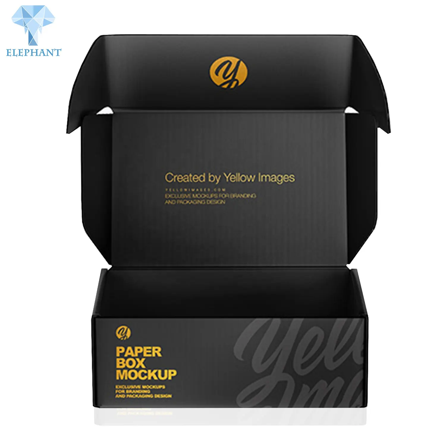 Design personalizzato di lusso miglior prezzo grande cartone nero ondulato pacchetto di imballaggio di spedizione scatole di scarpe