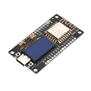 NodeMCU ESP8266 geliştirme kurulu ile 0.96 inç OLED ekran CH340G ESP-12F WiFi modülü Arduino için TYPE-C USB/Micropython