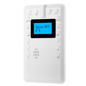 เครื่องเล่น MP3 V209 8GB พร้อมฟังก์ชั่น FM พร้อมลำโพงบัตรเครดิตสไตล์หูฟังรวมอยู่ในการฟัง - Product Image 6