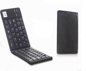 Venta al por mayor Mini teclado ultrafino plegable inalámbrico Bluetooth teclado para Android Smartphone teclado colorido de alta calidad