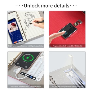 多功能2024新款数字A5无线充电智能笔记本，带商务礼品Ai书写笔 - Product Image 6