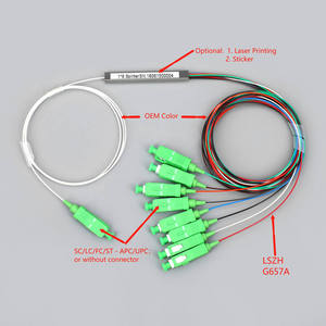 SC APC UPC 1x2 1x4 1x8 1x12 1x16 1x32 ตัวแยก PLC ไฟเบอร์แบบสมดุล - Product Image 4
