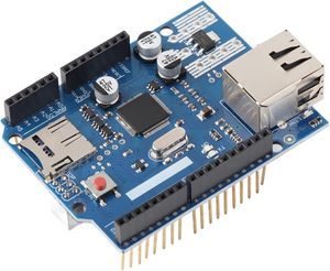 W5100 Ethernet Network Shield Erweiterungs karte für elektronische Komponenten mit SD-Kartens teck platz im Angebot - Product Image 3
