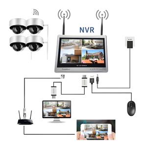 8CH无线闭路电视摄像系统，带WiFi 5MP家用圆顶摄像机 - Product Image 5