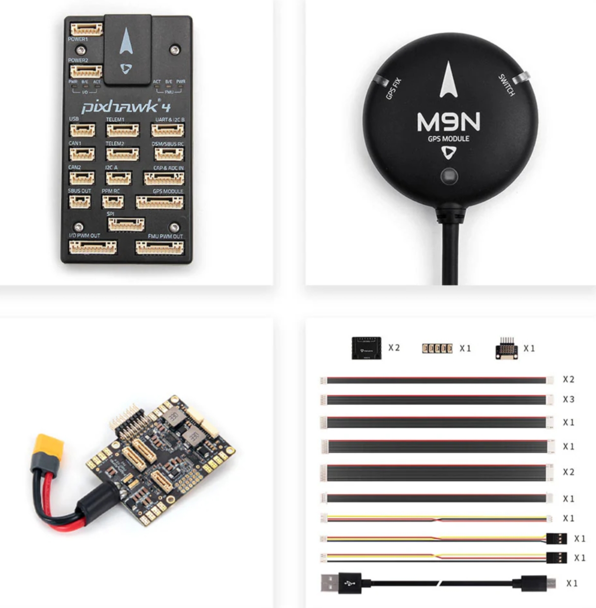 Controlador de vuelo único + pm07 + m9n