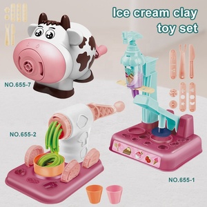 Custom Popular Magic <strong>Clay</strong> Slime Educational Art Toys Simulate <strong>Making</strong> Ice Cream Noodle Puree Machine Toy Set Handmade Toys - Product Image 3