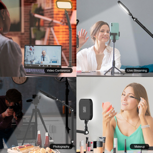 Profession elle dimmbare RGB-LED-Video leuchten für YouTube Vlog Studio-Aufnahmen, Scheinwerfer mit kontinuierlicher Ausgabe beleuchtung - Product Image 6