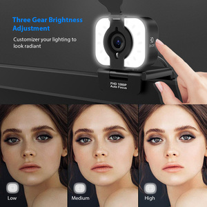 Full HD 1080P USB-Webcam für PC Autofokus Computer Gaming & Chat roulette Web Cam mit CMOS-Bildsensor - Product Image 6