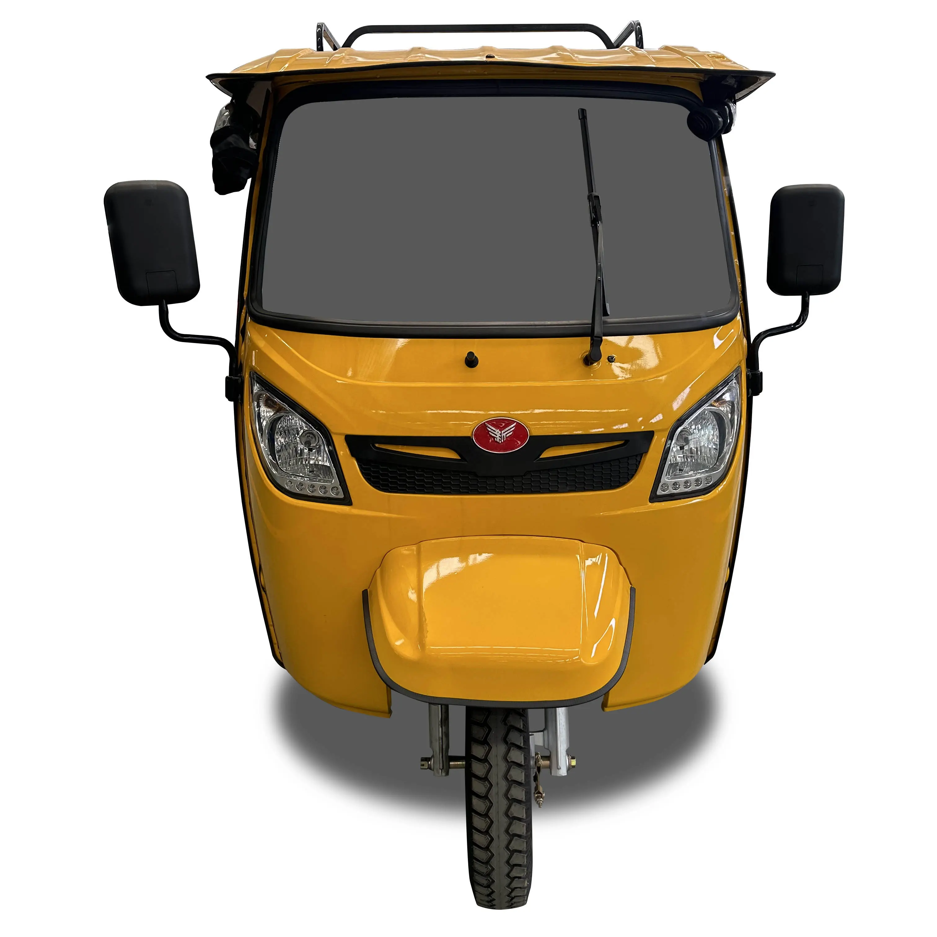 Sepeda roda tiga taksi Moto 9 kursi 200cc Bajaj bensin roda tiga 3 roda sepeda motor dengan kabin