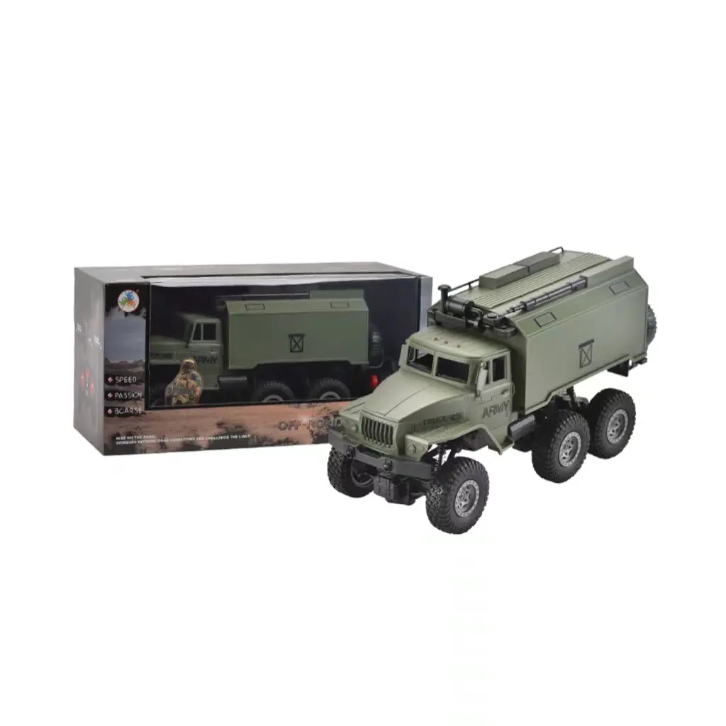 Модель 1/16 радиоуправляемая игрушка 27 м четырехколесный военный грузовик для скалолазания и транспортировки Радиоуправляемый автомобиль игрушки с батареей