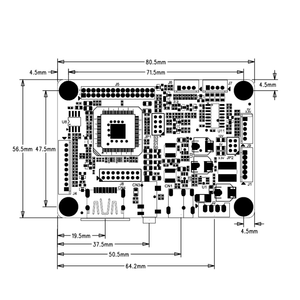 Placa controladora LCD de panel RT2513A de entrada universal de 12V con resolución de hasta 1920x1200 60Hz, 1 entrada para placa controladora Lcd - Product Image 3