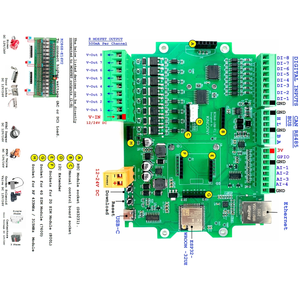 KC868-A8M smart controller ESP32 Wifi RS232 USB modulo relè Ethernet ADC DAC RF 433M temperatura Arduino IDE per S- H-A MQTT - Product Image 1
