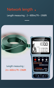 <strong>Network</strong> engineers' first choice optical fiber detection equipment i-pook PK655 with LCD display Multifunctional POE Tester - Product Image 5