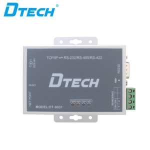 Convertidor de puerto serie DTECH RS232 RS485 RS422 a servidor Ethernet, compatible con protocolo TCP/IP/Telnet/Modbus