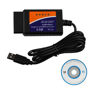 Interfaccia USB ELM327 V1.5 di alta qualità supporta tutti i protocolli OBD 2-strumenti diagnostici per la scansione auto