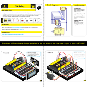 Keyestudio stelo creatore di programmazione Kit di apprendimento per Arduino MEGA 2560 Starter Kit - Product Image 3