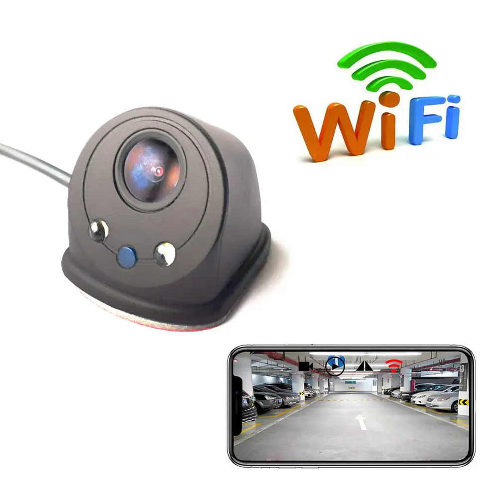 12V Waterproof Rear View Parking Camera With Wifi Universal Wireless hd Camera Car Wifi IOS Android System