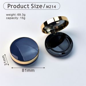 15gプラスチックカスタム二重層かわいい丸型または海殻型パウダープレスコンパクトケースミラー付きエアクッションボックス - Product Image 4