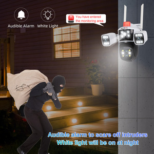 LS VISION 2024 4 lentes 360 PTZ inalámbrico WiFi Detector de movimiento Cámara 6MP con Audio hogar seguridad interior Función de visión nocturna - Product Image 2