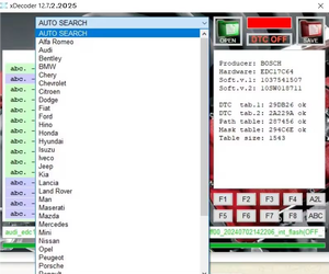 2025 más nuevo Xdecoder 12,7 versión DTC OFF eliminar Software DTC removedor deshabilitar Error DTC apagado de archivos ECU compatibles - Product Image 3