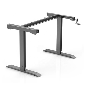 金属书桌框架手摇站立书桌高度可调手动站立书桌 - Product Image 1